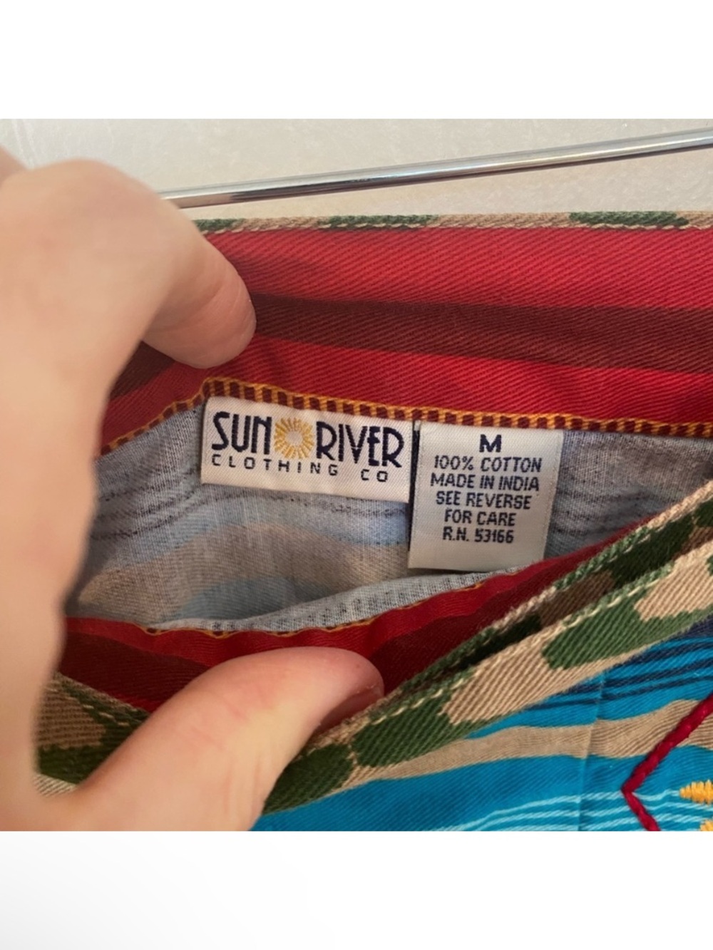 Sun River Clothing Co. Womens Vintage Southwestern Long Wrap Skirt - Picture 6 of 6